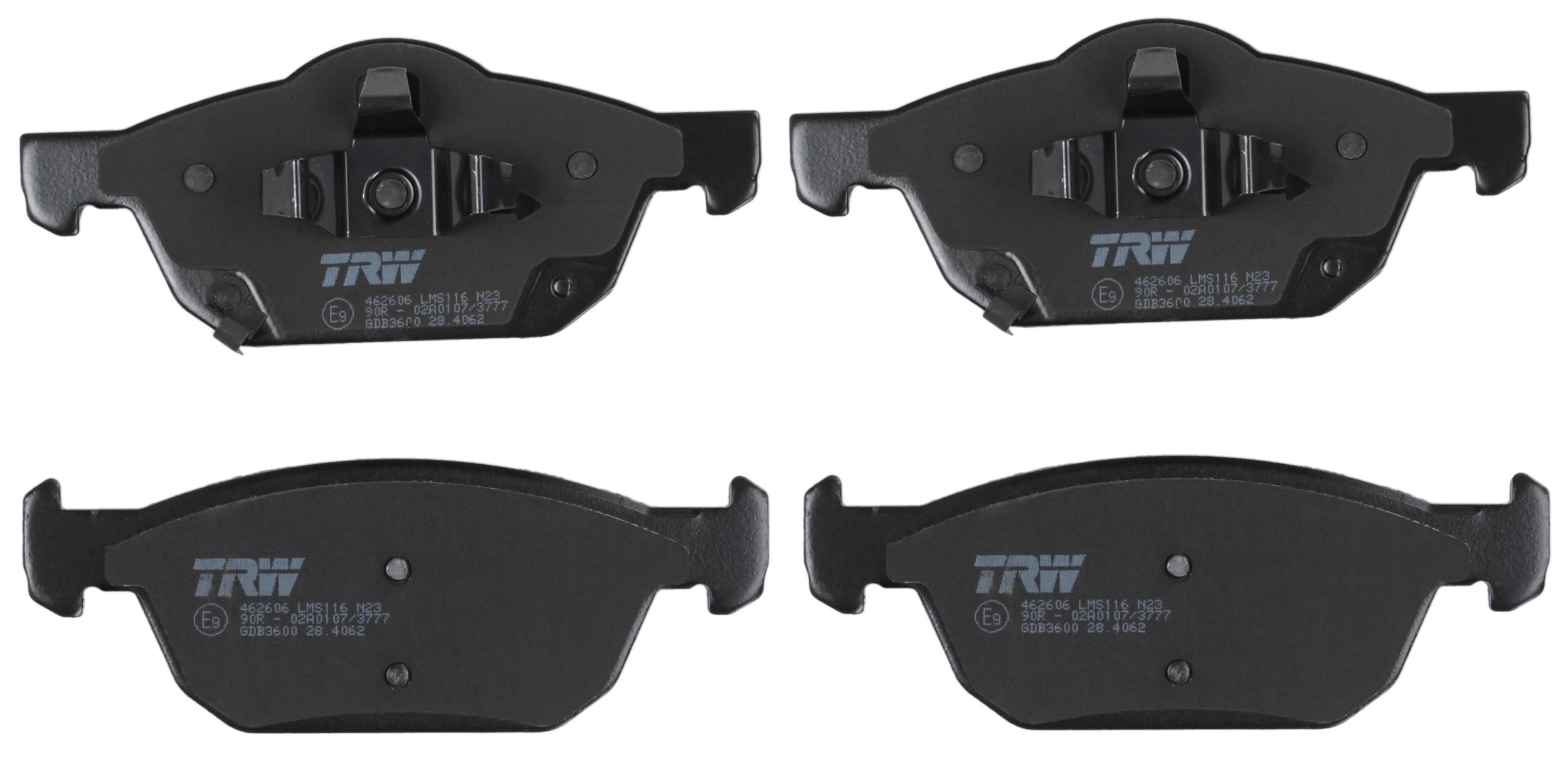 TRW DISC BRAKE PADS - TecDoc 2