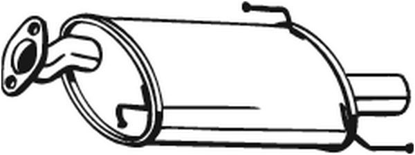 BOSAL 219-019 - Endschalld&auml;mpfer