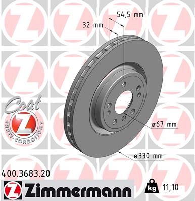 Brake Disc 400.3683.20