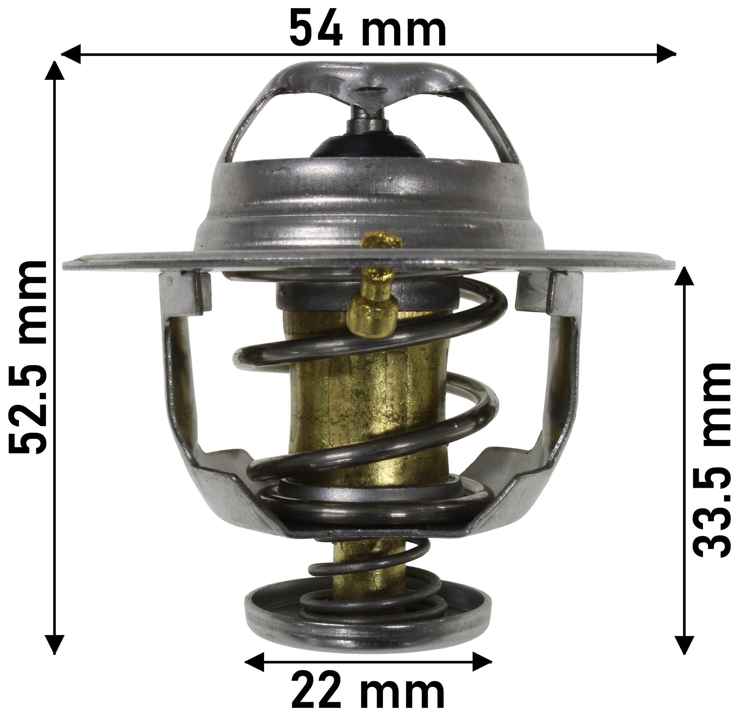 THERMOSTAT 54MM DIA 82C HOLDEN - TecDoc Only