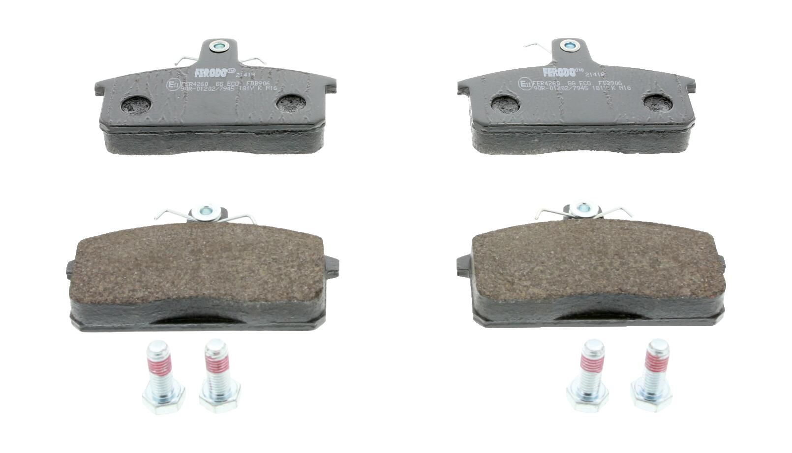 FERODO FDB906 - Bremsbelagsatz, Scheibenbremse PREMIER ECO FRICTION