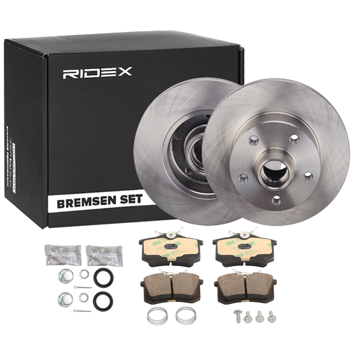 Remmenset, remschijf