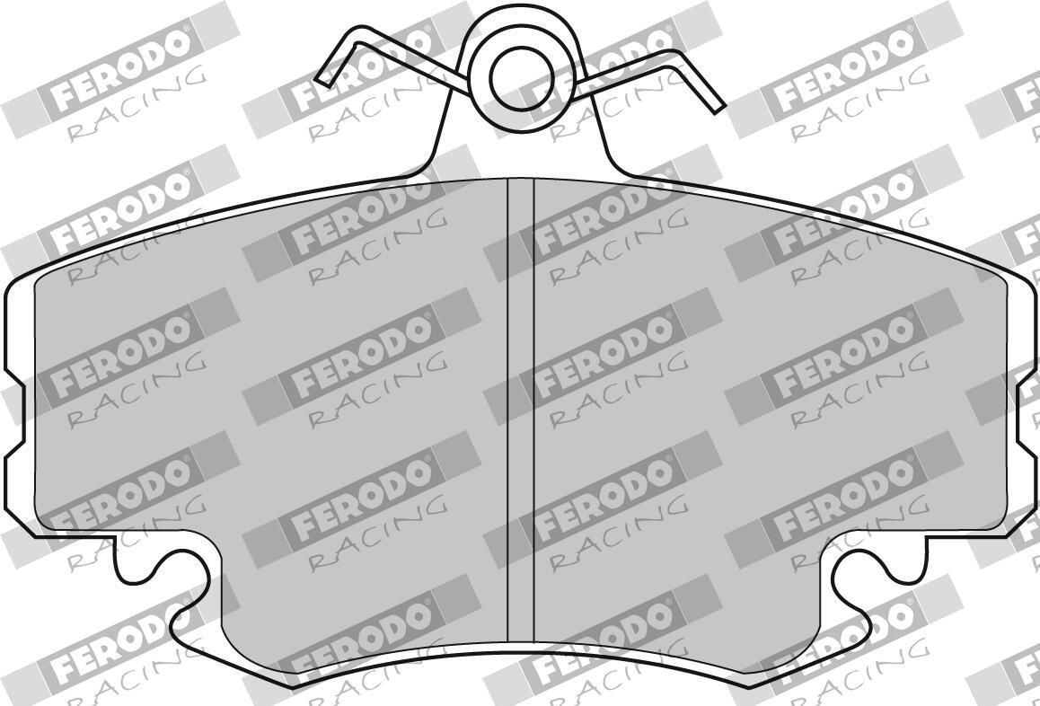 FERODO RACING FDS845 - Bremsbelagsatz, Scheibenbremse DS PERFORMANCE