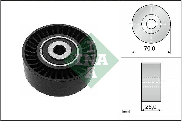 Deflection/Guide Pulley, V-ribbed belt 532 0544 10