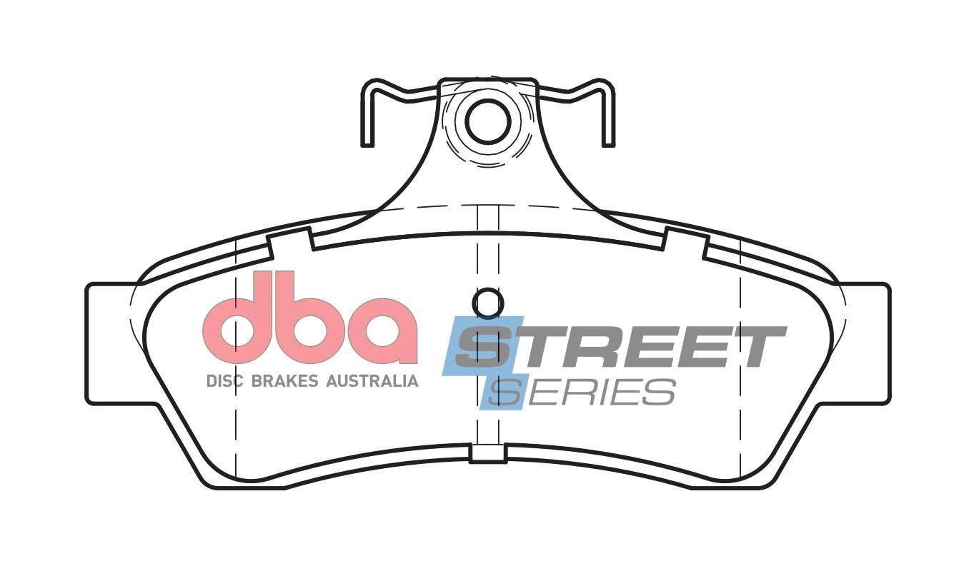 DBA SS STREET SERIES BRAKE PADS [ Holden 1997-2014 R ] - TecDoc Only