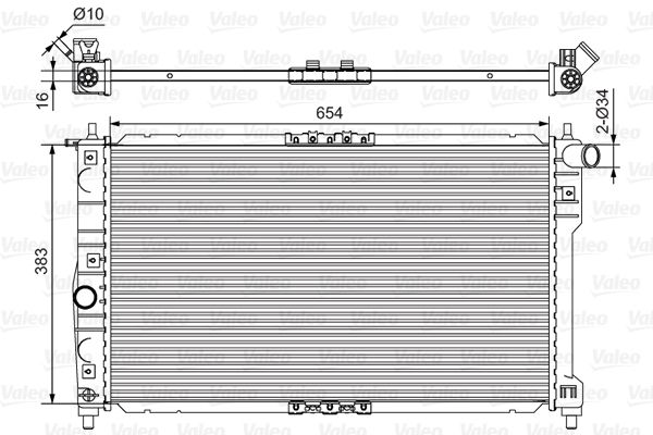 RAD MOT DAEWOO LEGANZA, NUBIRA  9900