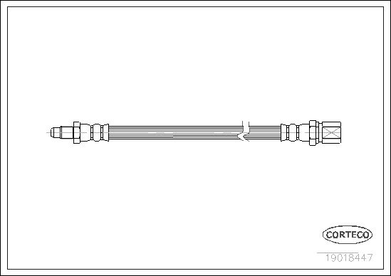 FLEXIBLE DE FREIN FIAT-FIAT L.T.  0705