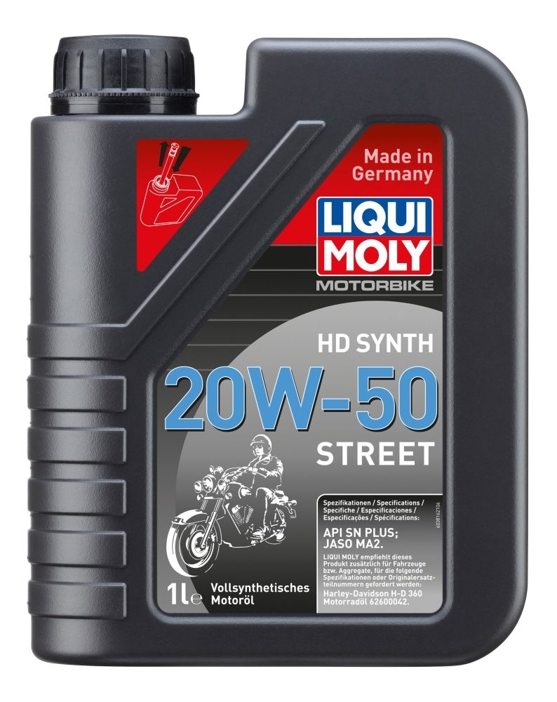 LIQUI MOLY 3816 - Motorbike HD Synth 20W-50 Street