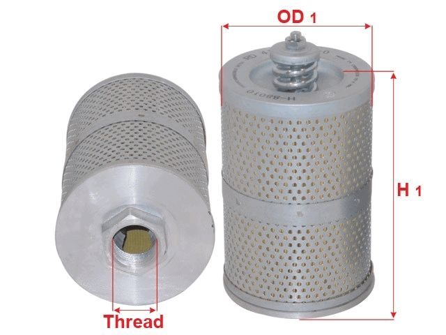 HYDRAULIC OIL FILTER FITS - TecDoc Only