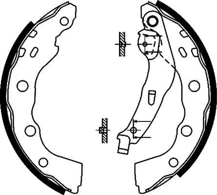 Brake Shoe Set 91056400