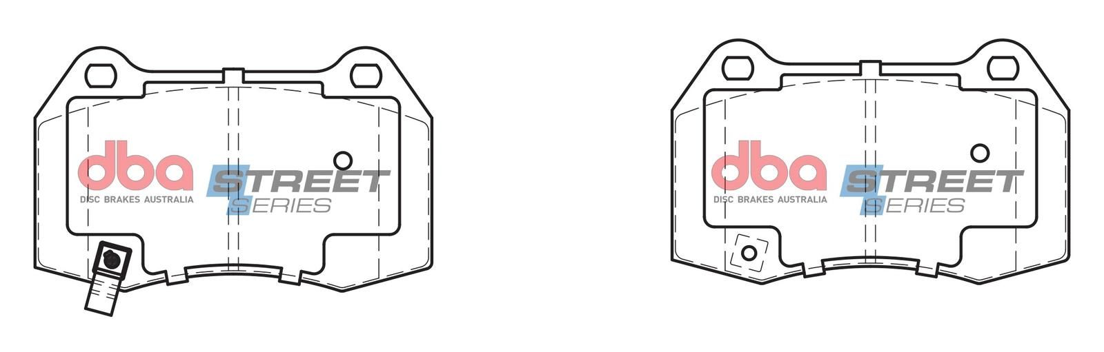 DBA SS STREET SERIES BRAKE PADS [ Nissan 350Z & Skyline 1990-2009 F ] - TecDoc Only