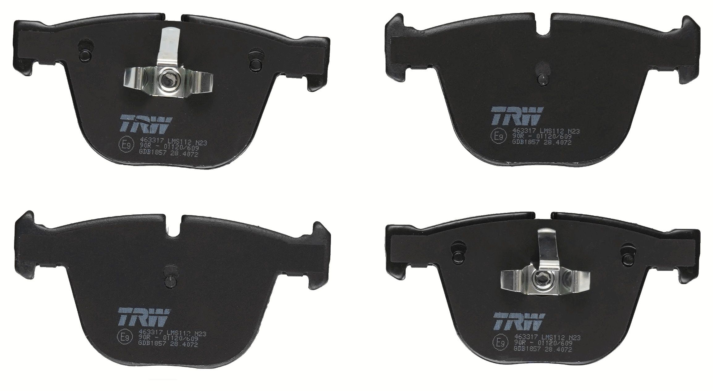 TRW DISC BRAKE PADS - TecDoc 2
