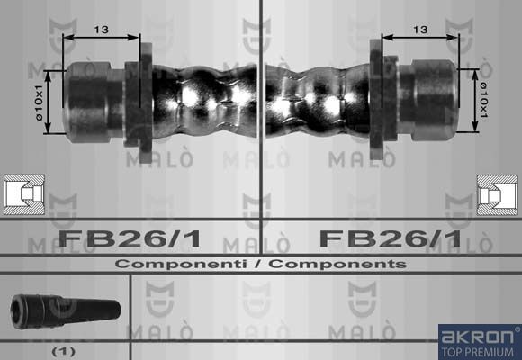 8070 AKRON-MALÒ fékcső