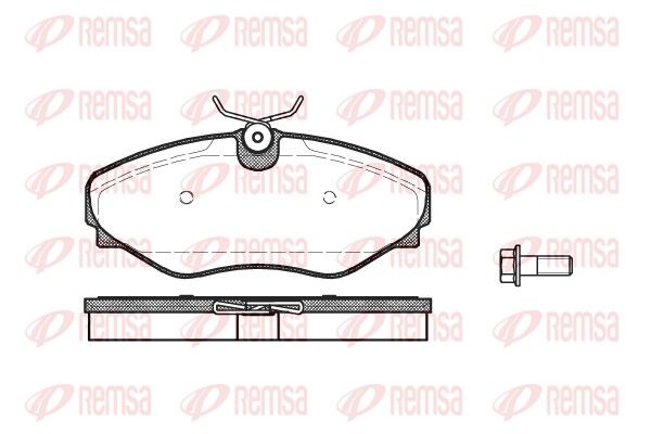 Brake Pad Set, disc brake 0834.20