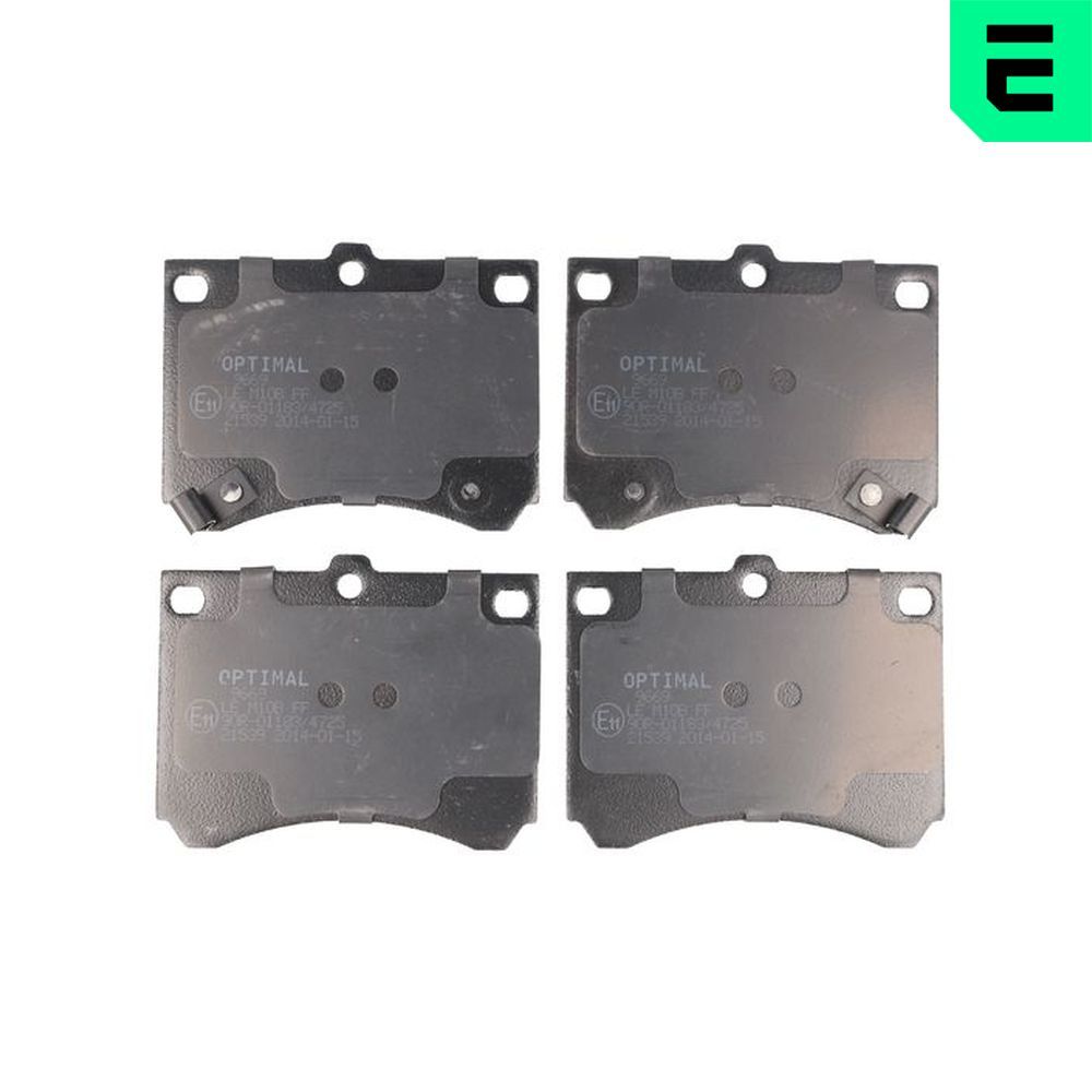 Brake Pad Set, disc brake 9669