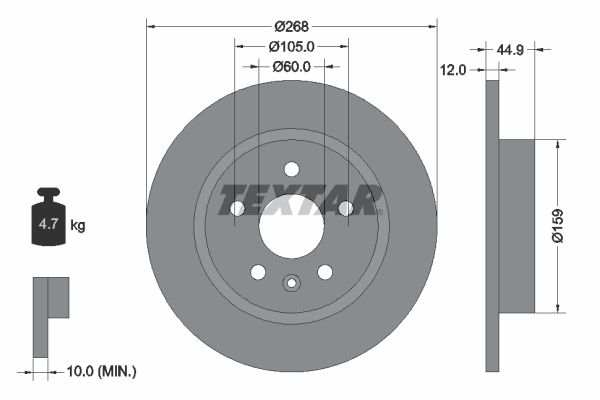 Brake Disc 92205503