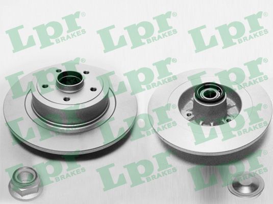 R1048PRCA LPR LPR HUB BRAKE DISC LINE - FULL COATED féktárcsa