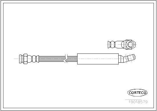 FLEXIBLE DE FREIN FIAT RITMO-SEA  0705