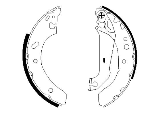 Brake Shoe Set 91048900