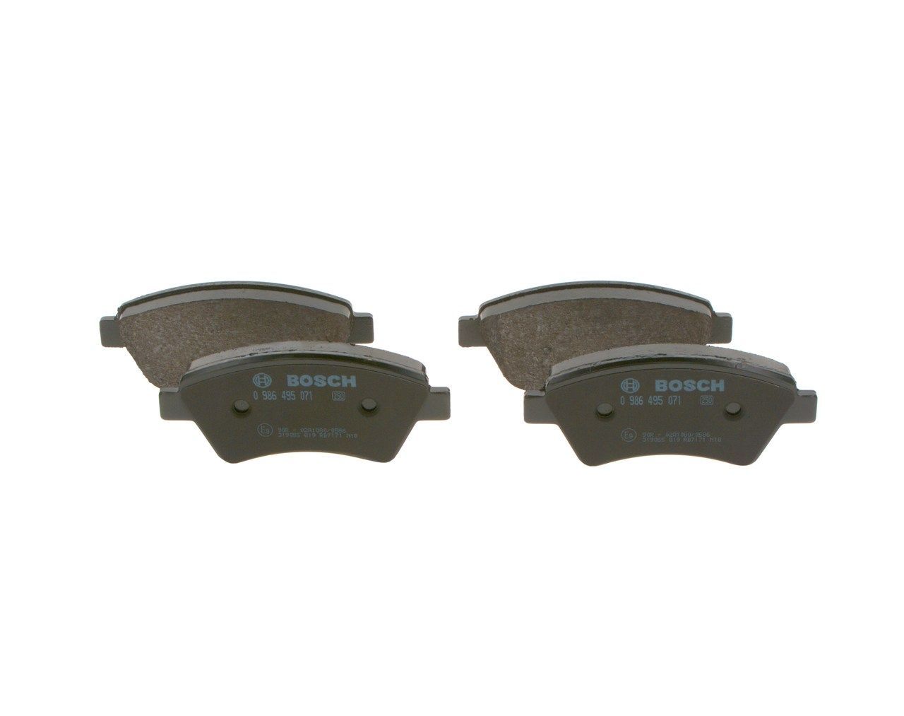 0 986 495 071 BOSCH fékbetétkészlet, tárcsafék