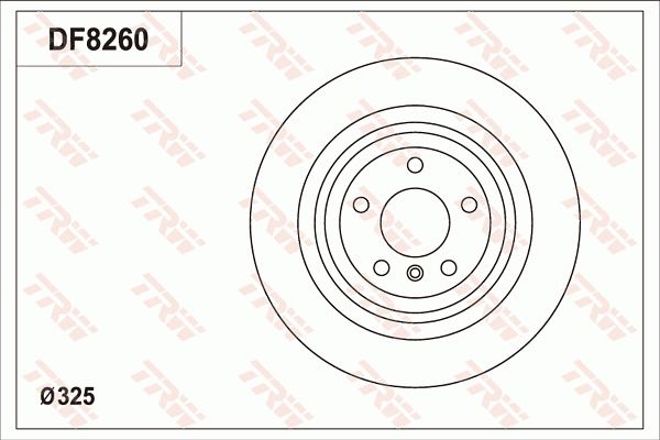 TRW BRAKE DISC - TecDoc Only