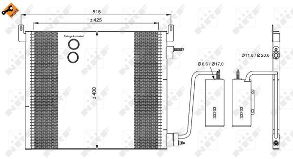 Condenser, air conditioning 35741