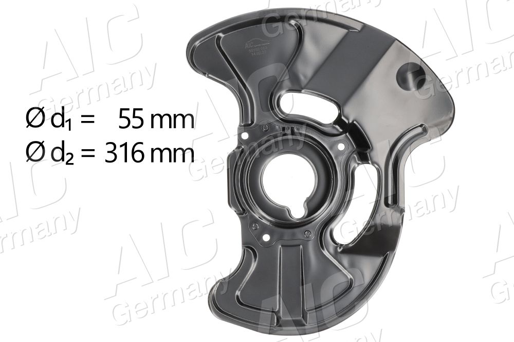 AIC 55192 - Spritzblech, Bremsscheibe
