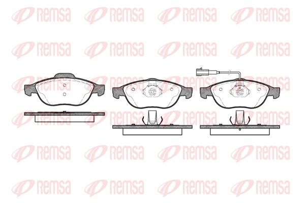 Brake Pad Set, disc brake 0660.11