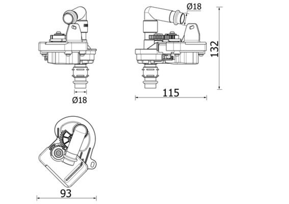 Solenoide de aire acondicionado