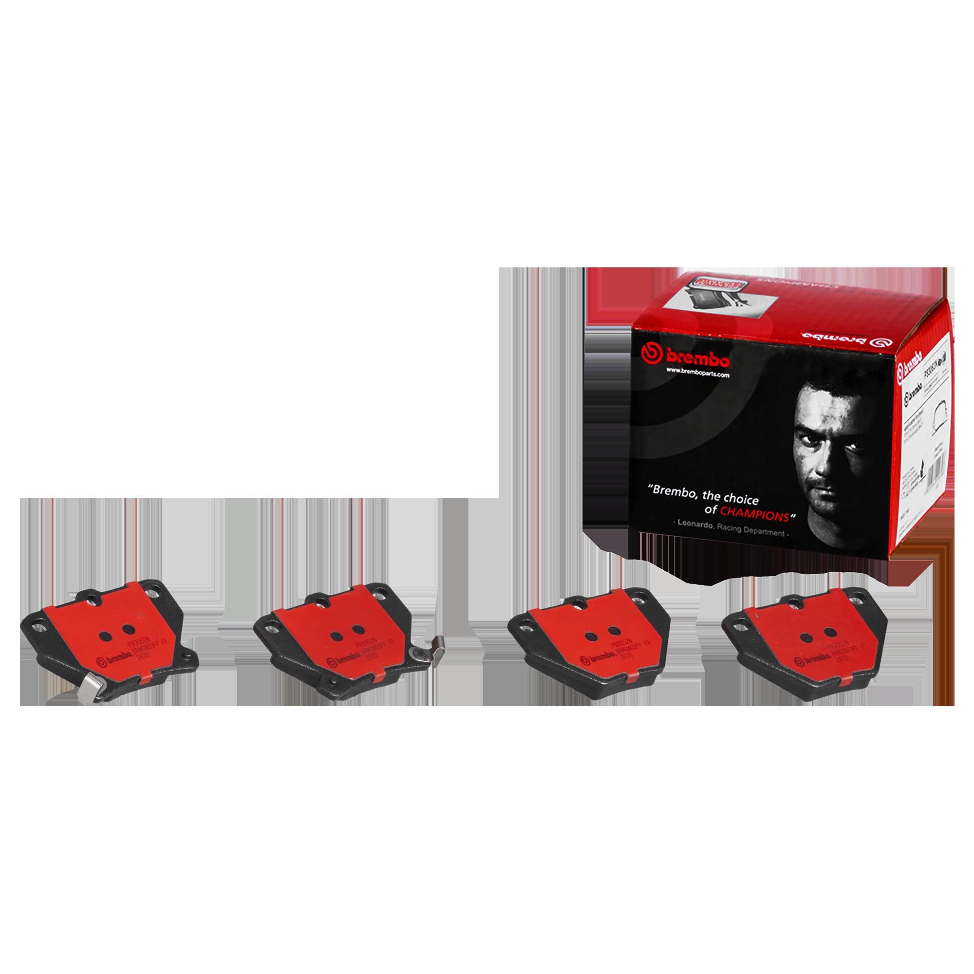 BREMBO DISC PAD -  TOYOTA COROLLA (ZZE_) 1.8 01-07 (RR) - TecDoc 1