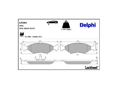 Bremsbelagsatz, Scheibenbremse