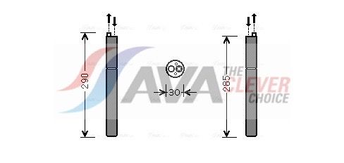 AVA QUALITY COOLING AID298 - Trockner, Klimaanlage
