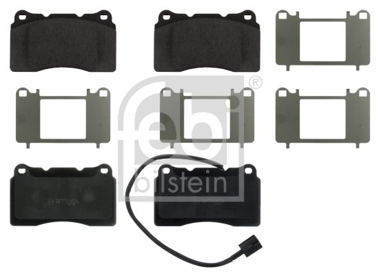 Brake Pad Set, disc brake 16848