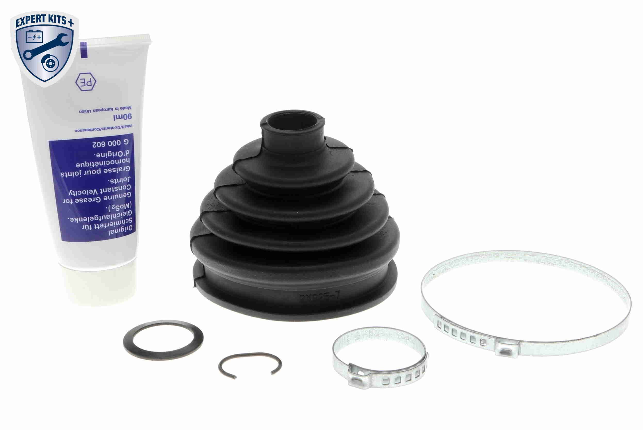 Faltenbalgsatz, Antriebswelle