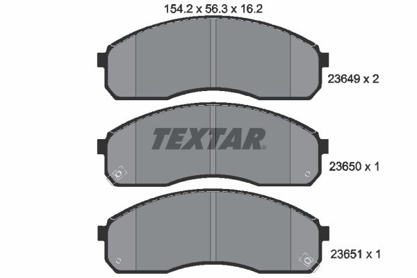 Brake Pad Set, disc brake 2364901