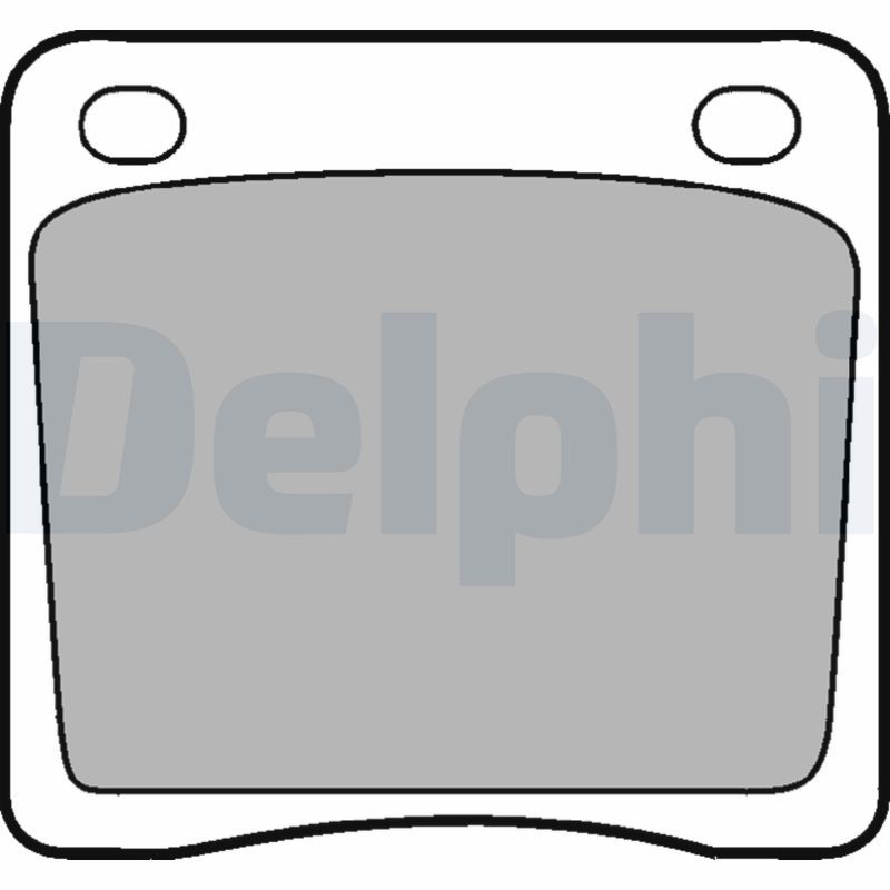 LP65 DELPHI fékbetétkészlet, rögzítőfék