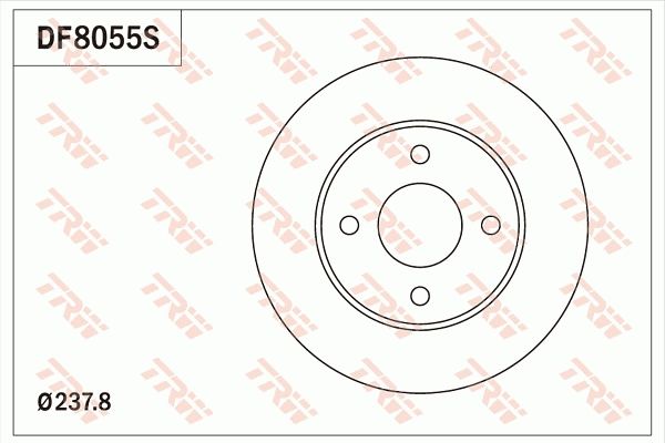 TRW BRAKE DISC - TecDoc Only