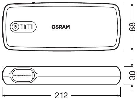 OSRAM Batteriestarter OBSL400