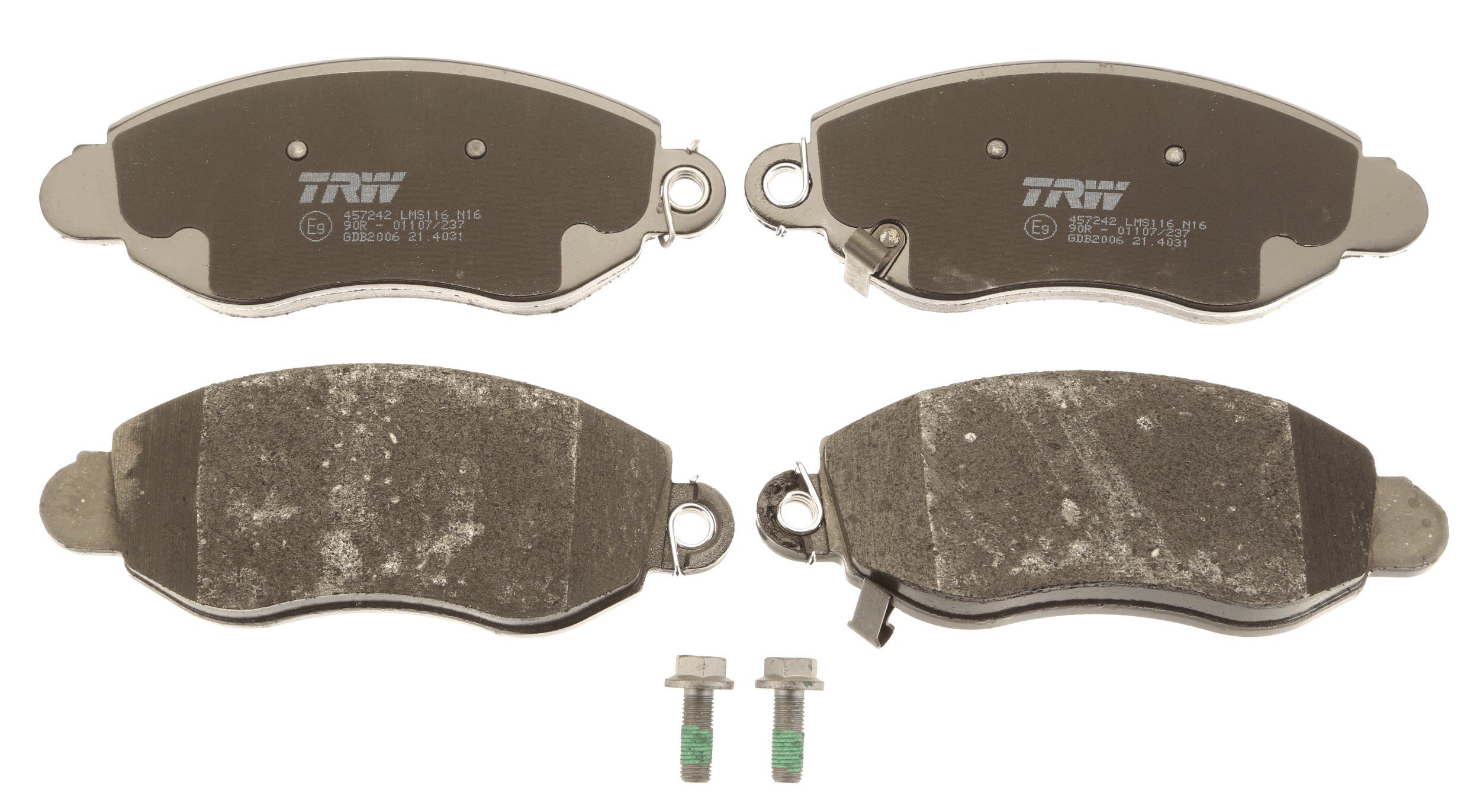 TRW BRAKE PAD SET, DISC BRAKE - TecDoc 2