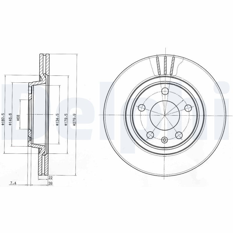 Brake Disc BG3198