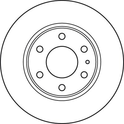 TRW BRAKE DISC - TecDoc 2