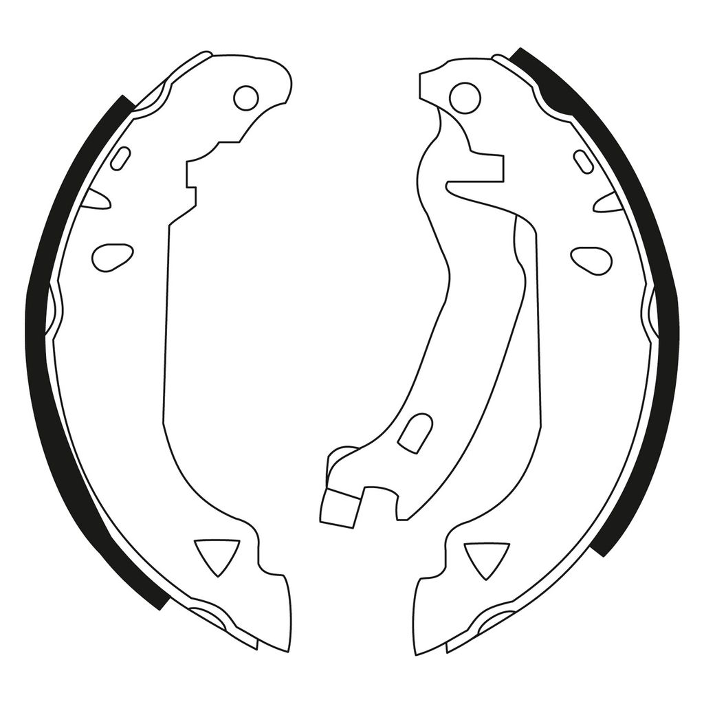 Juego de zapatas de frenos