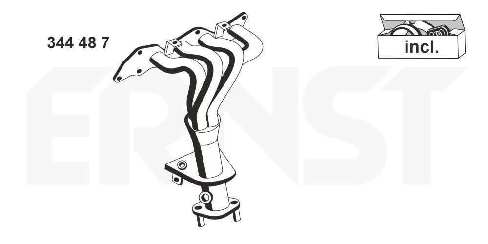 Krümmer, Abgasanlage