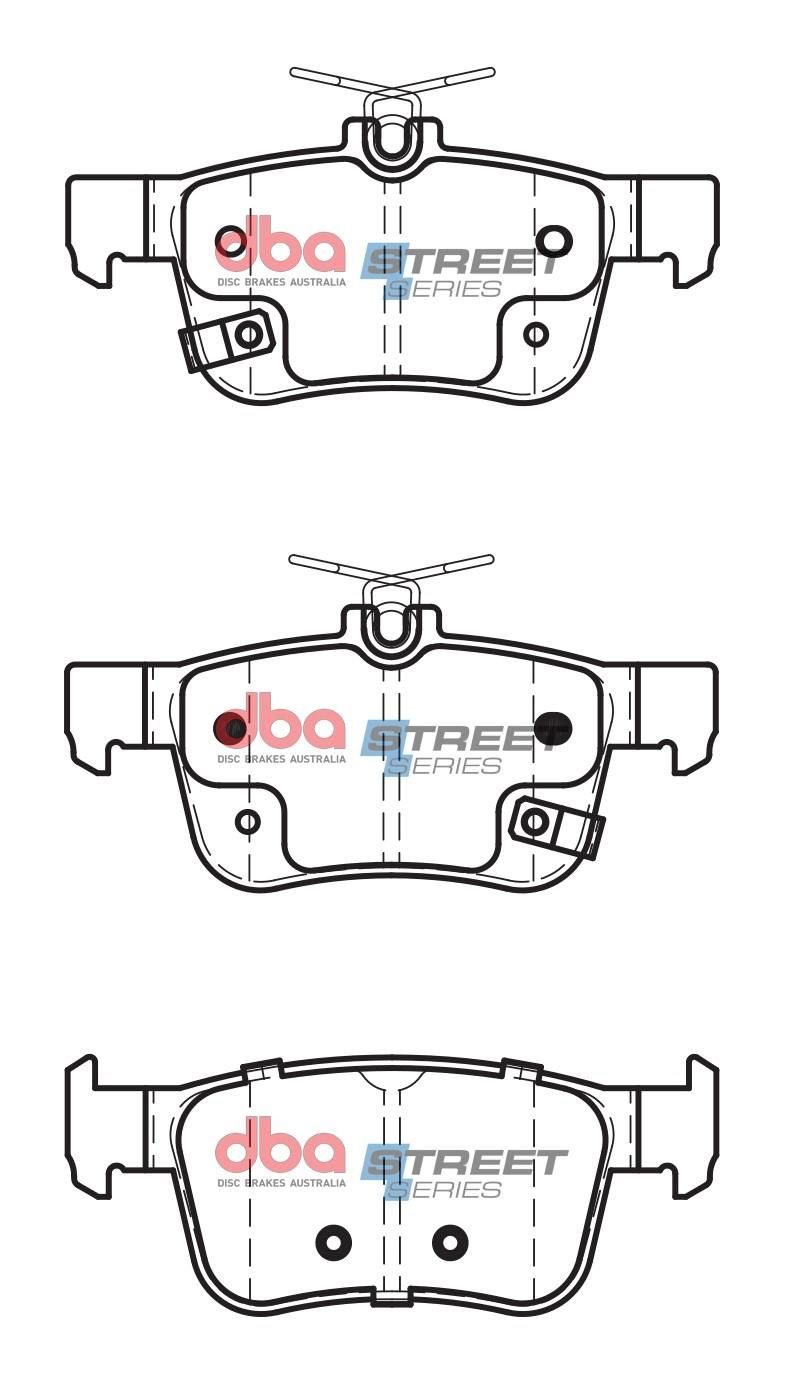 DBA SS STREET SERIES BRAKE PADS [ Honda Civic 2016 - On R ] - TecDoc Only