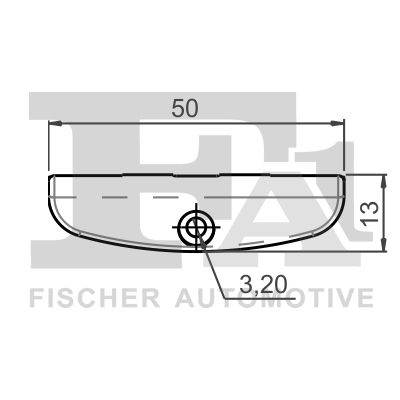 FA1 22-40038.5 Clip, Zier-/Schutzleiste