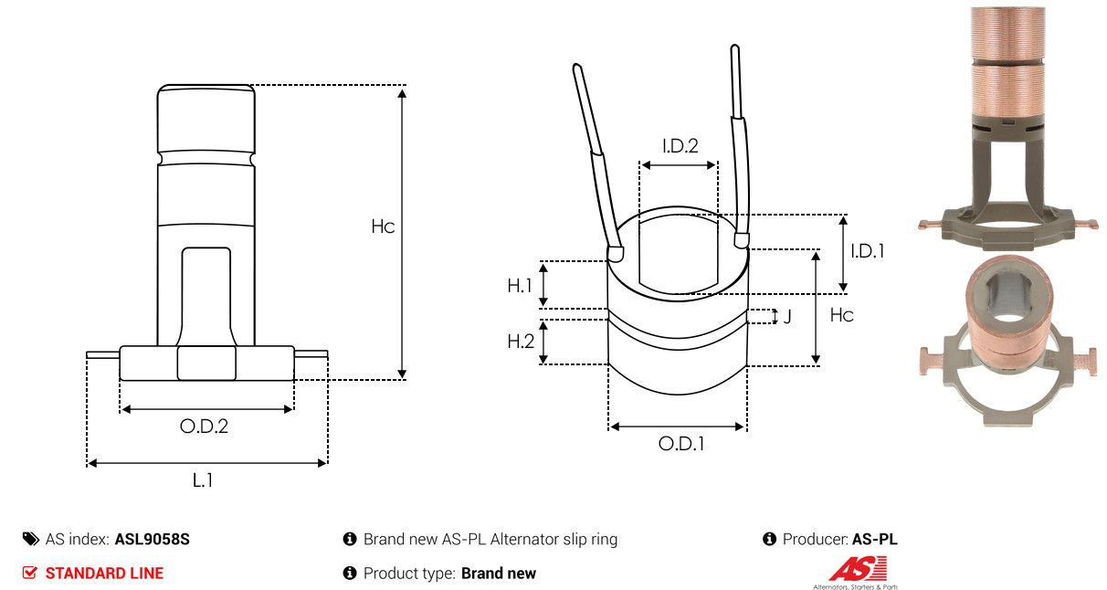 kontaktinis žiedas, generatorius