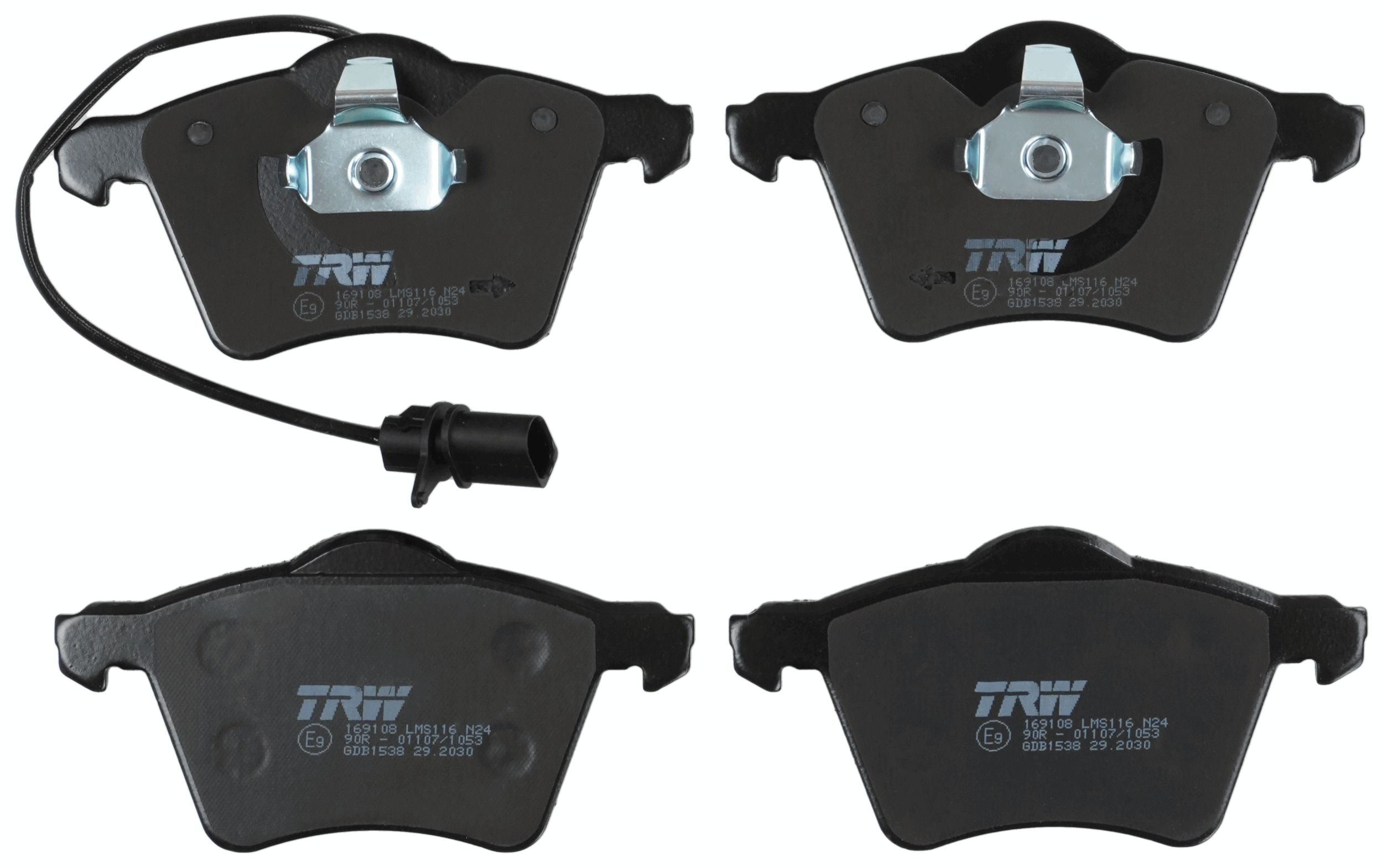 TRW DISC BRAKE PADS - TecDoc 2
