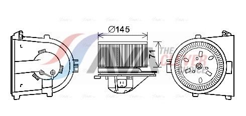 AVA QUALITY COOLING AI8376 - Innenraumgebläse