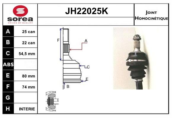 KIT CV JOINT AVEC KR043 - GS-GSA