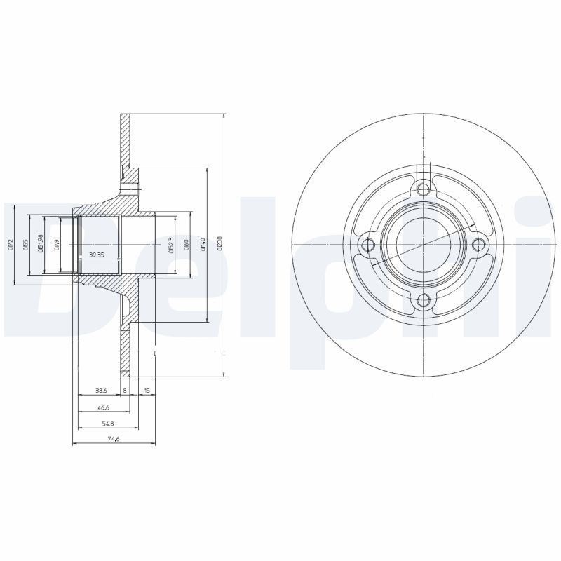 Brake Disc BG9033RS